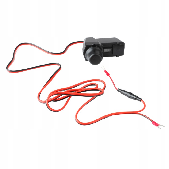 PRISE ADOWARKI MOTOCYCLETTE DOUBLE USB DE 10 VERS 24 V AVEC RZ