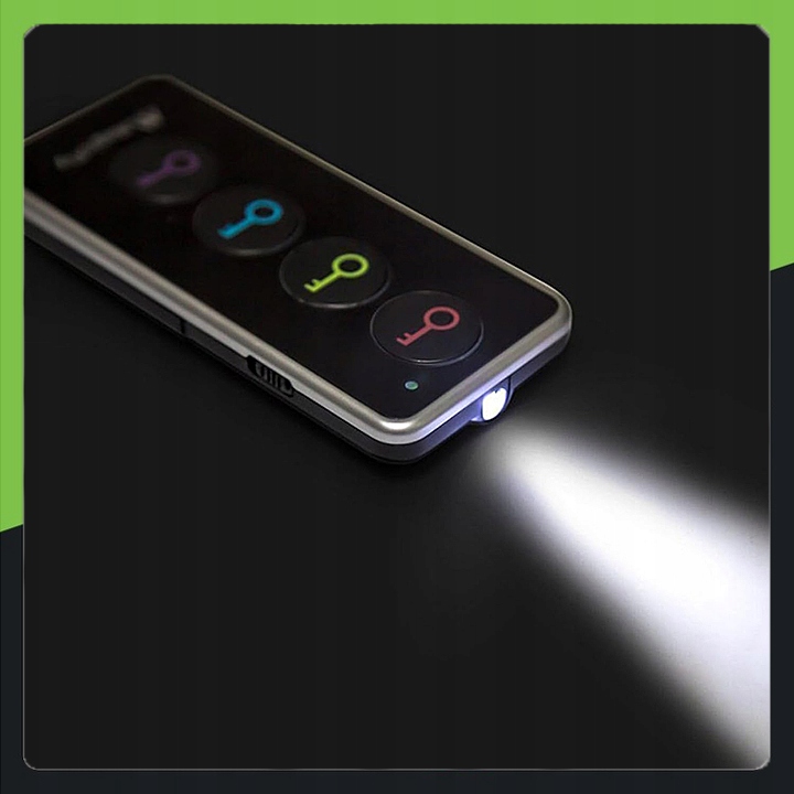 KIT VERS SZUKANIA CLÉS ÉMETTEUR 4 PRZYWIESZKI LAMPE DE POCHE RADIO 433MHZ