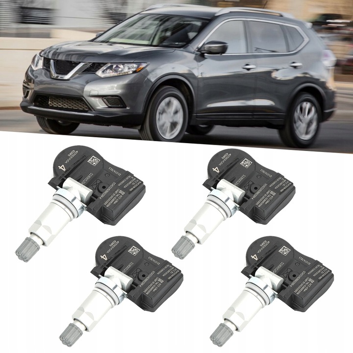 4 PIEZAS SENSORES DE PRESIÓN TPMS NISSAN ROGUE 14-16 