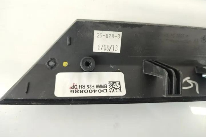 GARNITURE PORTES BMW X3 (F25) 7242646 3.5L GASOLINE 225KW 2012