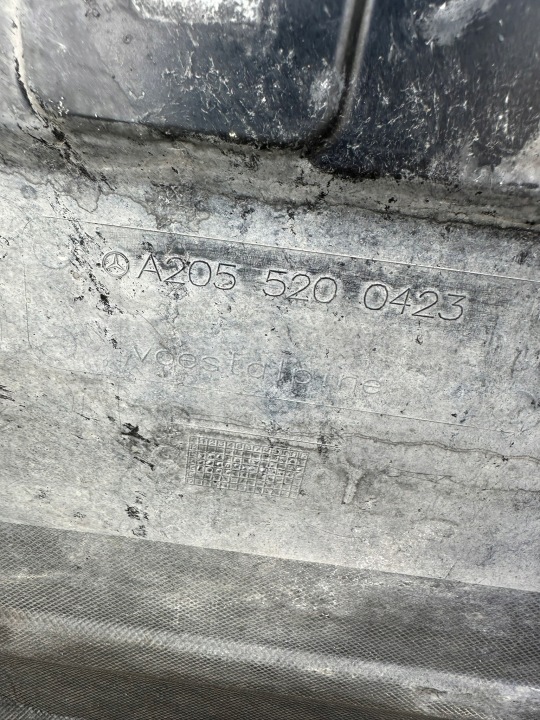 PROTECTION SOUS MOTEUR BOÎTES SPODU,DOLNA, CHÂSSIS MERCEDES C CLASSE W205 DES