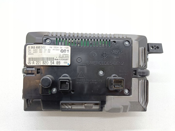 MERCEDES-BENZ AVEC W221 2007 MONITEUR MONITEUR ÉCRAN