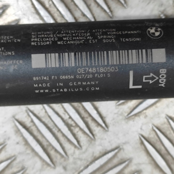 BMW X1 F48 F49 2020 GAUCHE CÔTÉ AMORTISSEUR COUVERCLES DE COFFRE ARRIÈRE COUVERCLES DE COFFRE