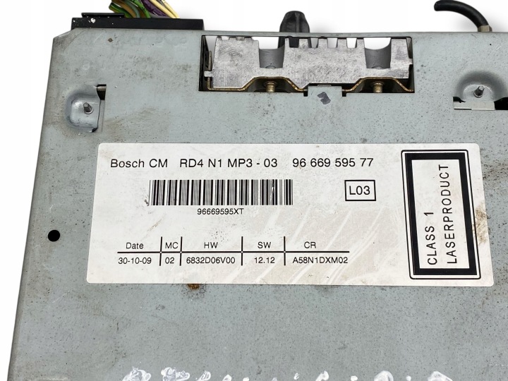 CITROEN C3 PICASSO 2009 STACJA MULTIMEDIALNA 9666959577