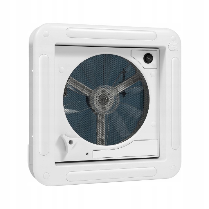 VENTILATEUR WENTYLACYJNY 12 V RV AVEC SWIATLEM LED 5-35 M³/MIN IP68 ÉTANCHE 28 28 CM