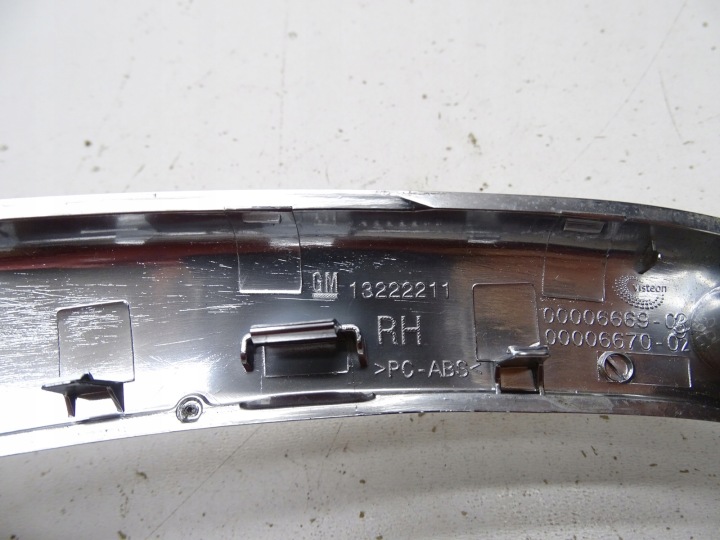 MOULURE DÉCOR FLANC PORTES OPEL INSIGNIA A LIFT CHROME 13222208