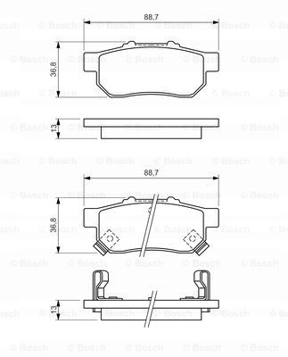 PLAQUETTES FREIN HONDA T. JAZZ 08-