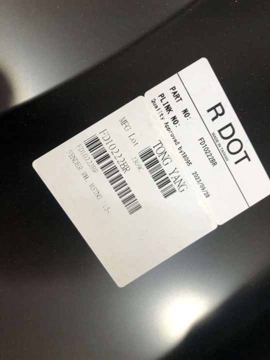 FORD MUSTANG MK6 S550 01.2015-07.2018 AILE AVANT DROIT ACIER