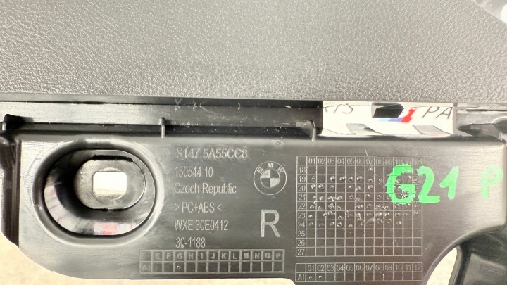 BMW G21 G81 M3 TOURING CHÂSSIS PODPARCIA COUVERCLES DE COFFRE DROITE 5A55CC8