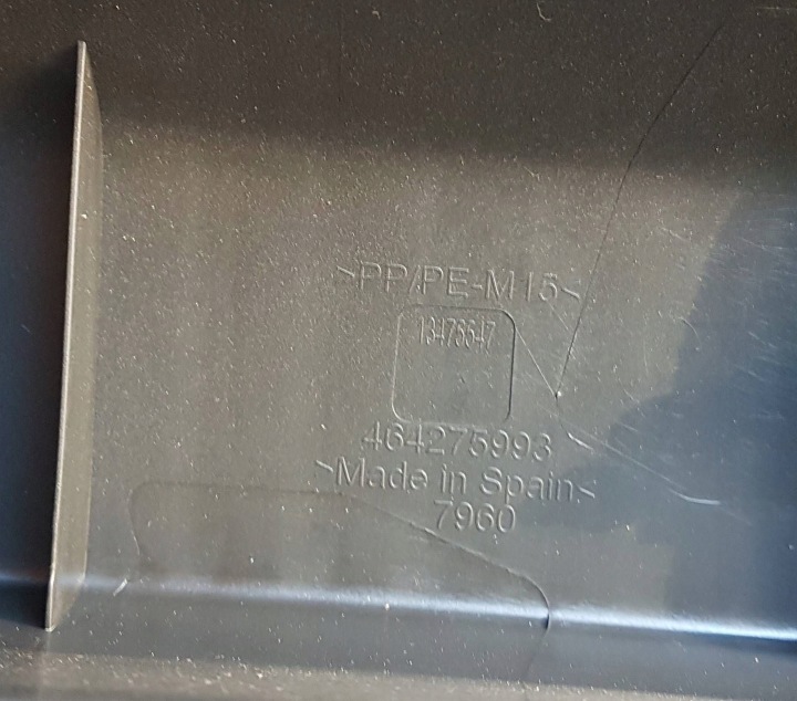 2022 CITROEN C3 AIRCROSS REVÊTEMENT SEUIL COUVERCLES DE COFFRE 464275993