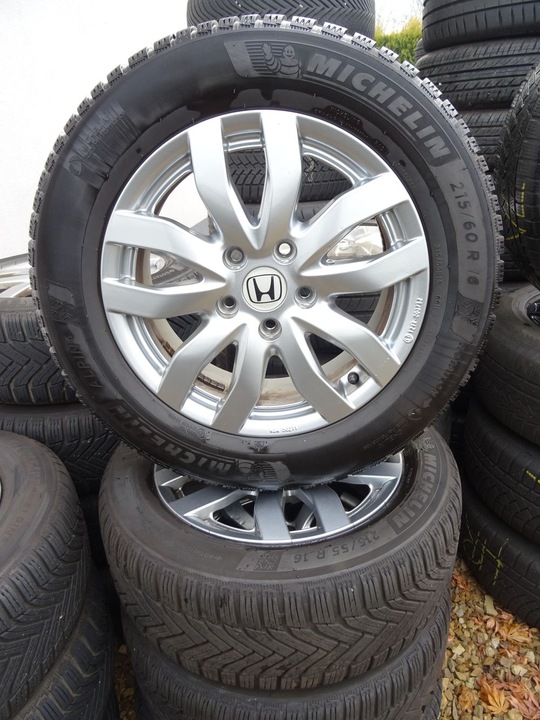 LLANTA ALUMINIO NEUMÁTICO INVIERNO HONDA HR-V MICHELIN ALPIN 6 215/60 R16 