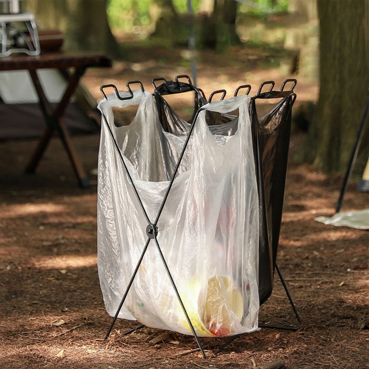 CESTA STOJAK AL WORKI PARA SEGREGACJI BASURA METÁLICO 