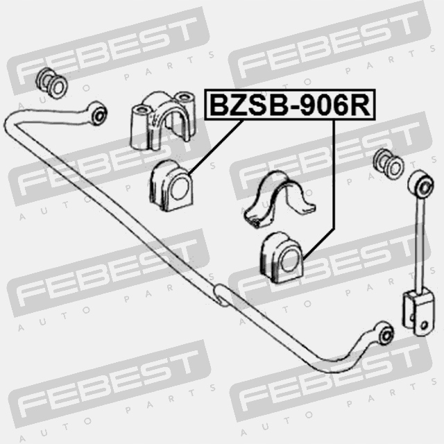 FEBEST BZSB-906R SUSPENSION STABILISATEUR