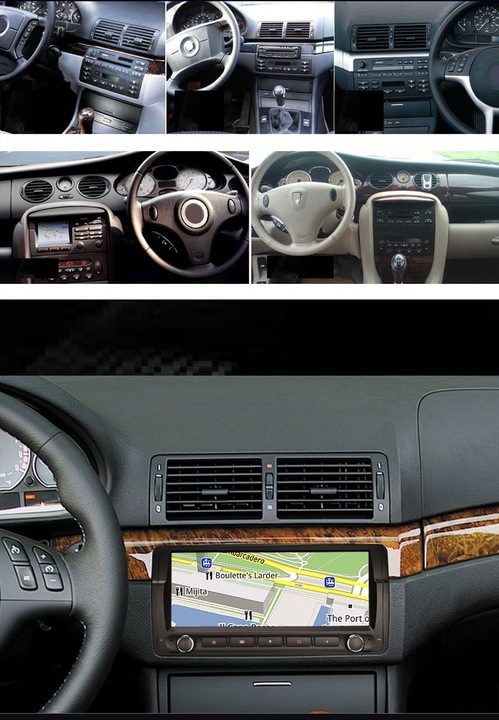 RADIO FM RDS DAB+ FUNIONABILIDAD ANDROID GPS WIFI USB MP# MP4 BMW E46 ROVER 75 