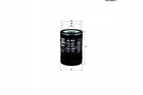 FILTRE HUILES KNECHT OC 469 OC469