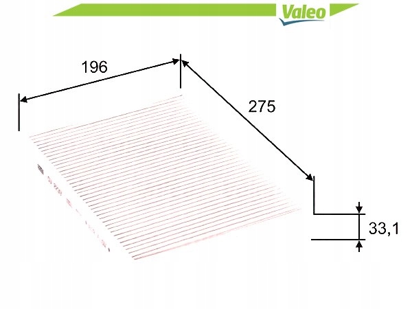 FILTRO AIRE DE CABINA VALEO 715597 