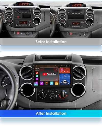 RADIO ANDROID CITROEN BERLINGO II 08-18 SIM 4/32GB 