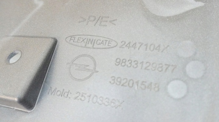 OPEL VIVARO C ZAFIRA D LIFE 19- PARE-CHOCS AVANT AVANT DANS COULEUR