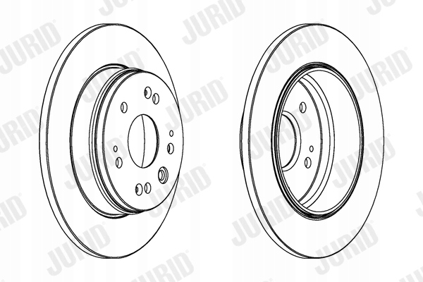 2 X DISCO DE FRENADO JURID 562284JC 