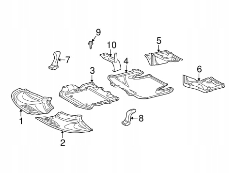 PROTECCIÓN -PLYTA PARA SILNIK- MERCEDES CL W215 