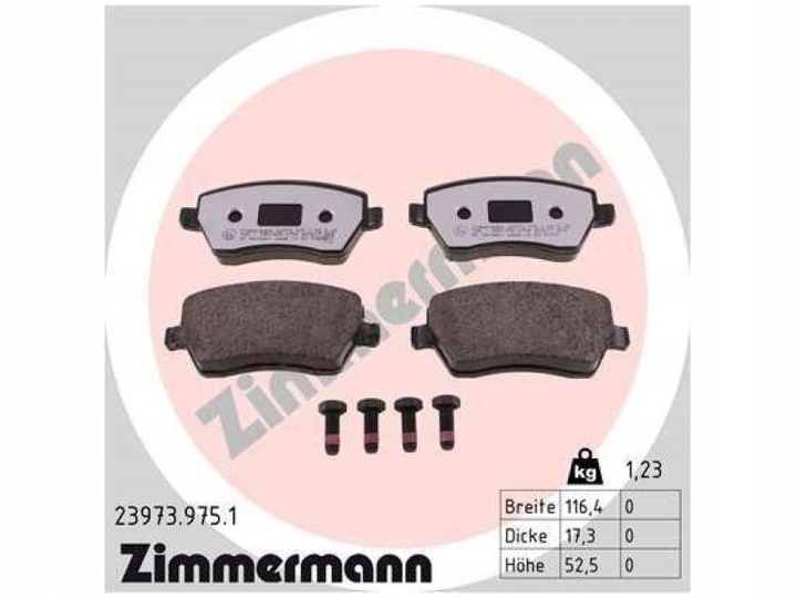 ZAPATAS PARTE DELANTERA DACIA DOKKER 1.2-1.6 12- 