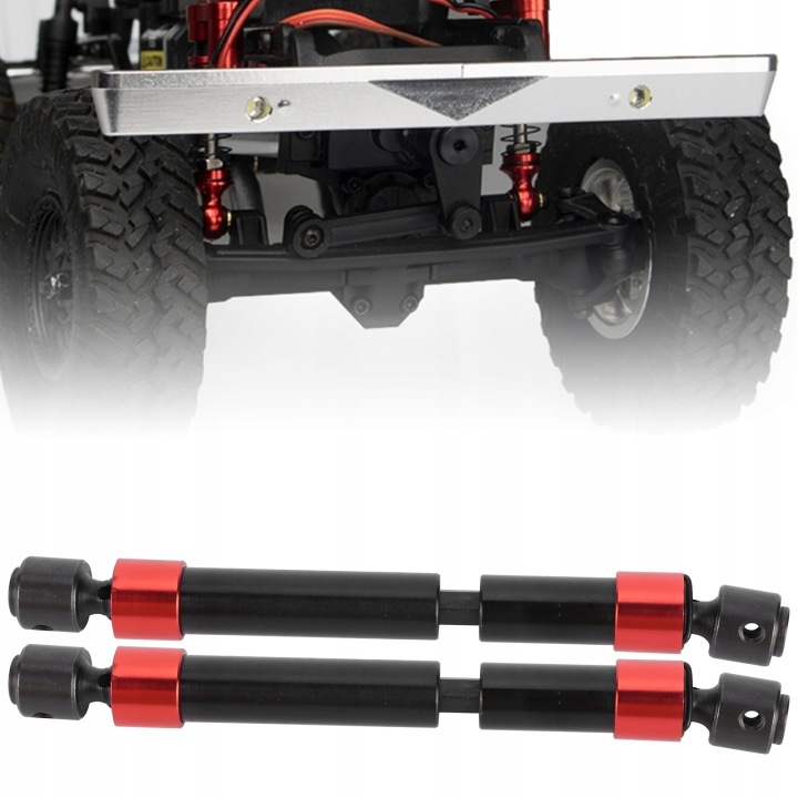 ACIER ARBRE DE TRANSMISSION 2PCS SUBSTITUT POUR AXIAL SCX10 90046 RC CAR
