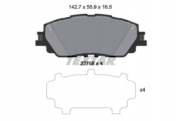 ZAPATAS HAM. TOYOTA P. RAV 4 2.0- 2.5 18- 