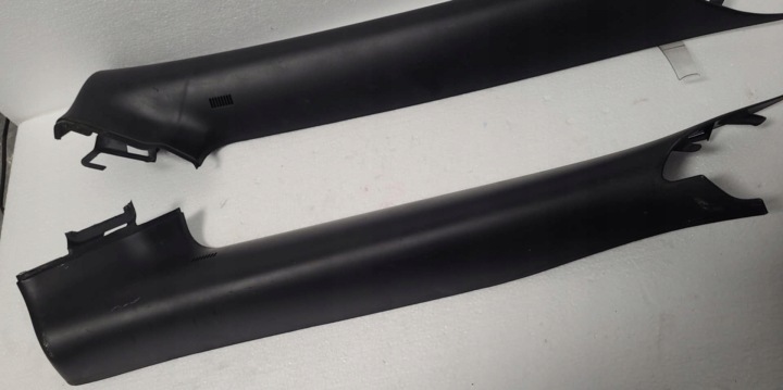 PLASTIQUE PROTECTION CHÂSSIS AVANT VITRES SAAB 9-3 II 93 CABRIO NOIRE COLONNES