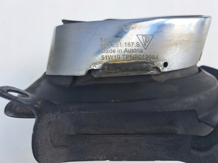 PORSCHE 911 992 EMBOUT ÉCHAPPEMENT SILENCIEUX 992251187S