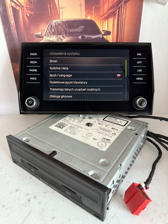 SKODA KODIAQ KAROQ RADIO NAVIGATION MULTIMÉDIA MIB2 DAB 5Q0035874C