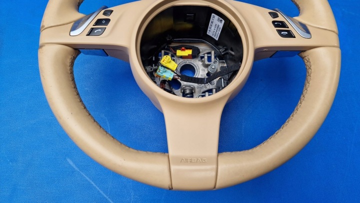 VOLANT AVEC CHAUFFAGE PORSCHE PANAMERA 970 2011 97034780312 LUXOR BEIGE