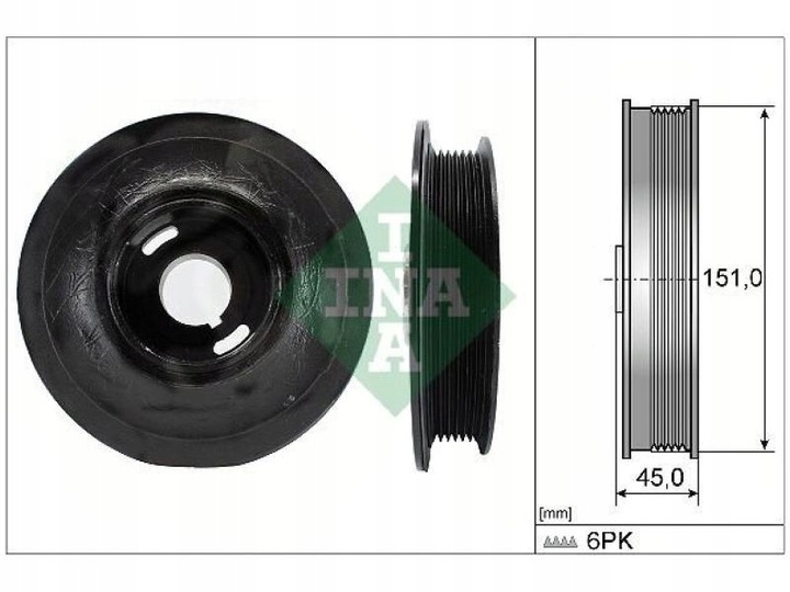 RUEDA POLEA DE EJE OPEL SINTRA 2.2 ASTRA G 2.0 2.2 OMEGA B 2.0 2.2 