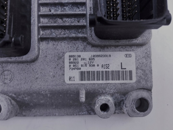 FIAT BRAVO II 1.4 16V ORDINATEUR CLÉ FUSIBLE ENSEMBLE