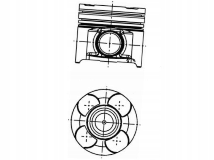 PISTON FIAT CROMA II 1.9 CADILLAC BLS 1.9 photo 2 - milautoparts-fr.ukrlive.com