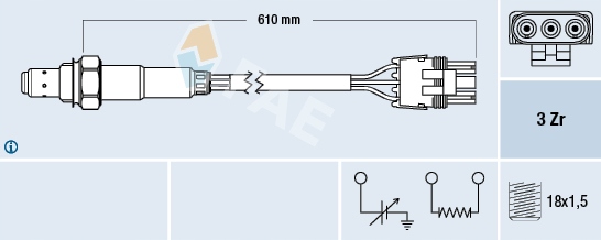 SONDA LAMBDA FAE 77118 855322 