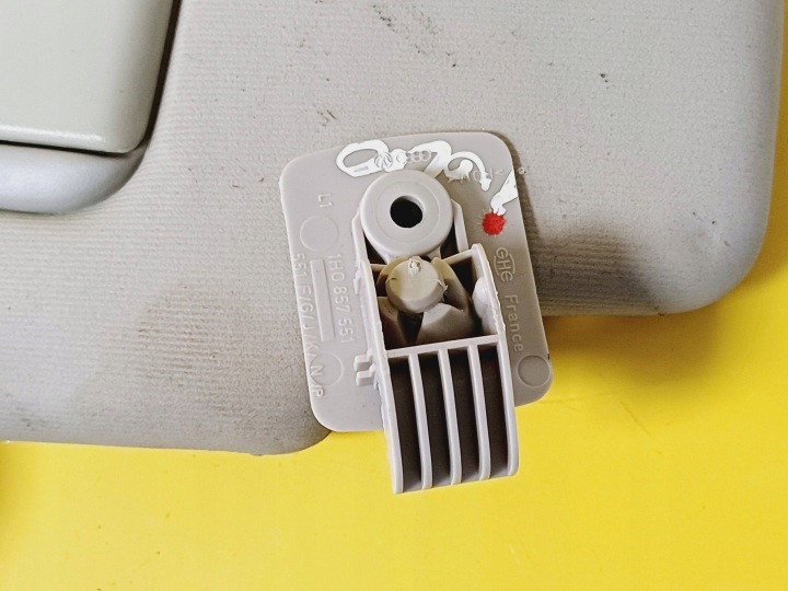 PROTECTION VISIÈRE OSLONKI ANTI-SOLAIRE VW POLO III NR694 ENSEMBLE
