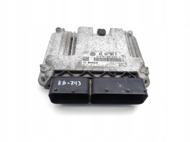 VW PASSAT CONTRÔLEUR MODULE ECU 2.0 TDI DIESEL 103KW (140 HP) 03L907309N