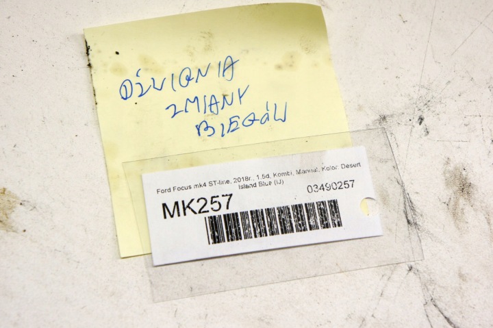 MK257 FORD FOCUS MK4 LEVIER CHANGEMENTS VITESSE ST