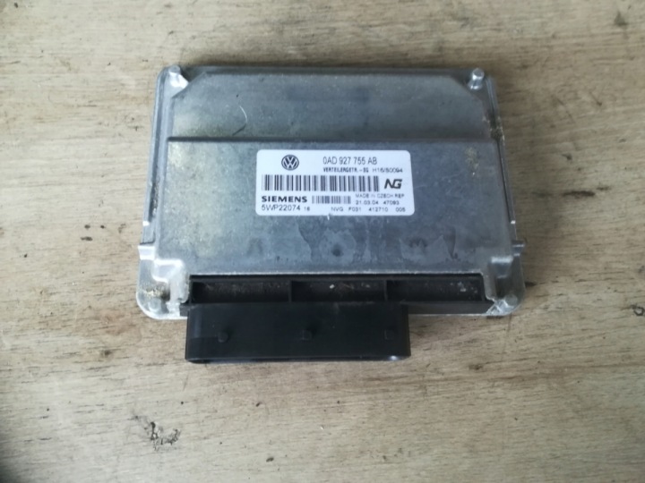 ORDINATEUR BOÎTE DE VITESSES VW TOUAREG 7L 0AD927755AB