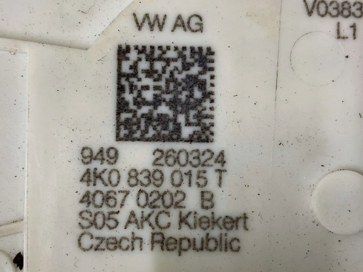 VW ID.4 SERRURE DE PORTE ARRIÈRE GAUCHE 2024 SUV 4/5DR 4K0839015T (23-24) PRO