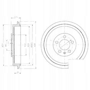 BEBNY DE FRENADO DELPHI BF406 