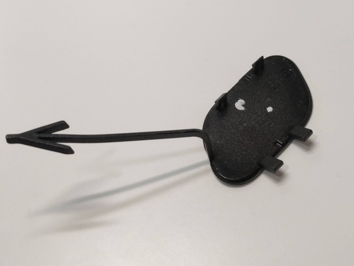 OPEL CORSA E BOUCHON CROCHET PARE-CHOCS AVANT 13399230