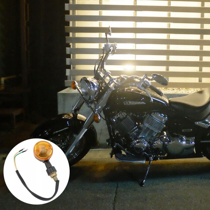 AMPOULES KONTROLNE ÉCLAIRAGE MOTOCYCLETTE LANTERNE VIRAGE MOTOCYCLETTE 2 PCS
