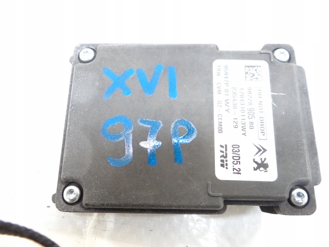 CITROEN C3 III CAMÉRA ASSISTANT COURROIE MOUVEMENTS 9822890580