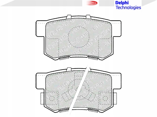 PLAQUETTES FREIN HONDA CR-V 01-/FR-V 04- LP1972
