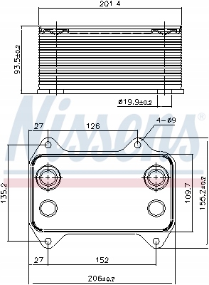 NISSENS 90690 RADIATOR OLEJU, OIL SILNIKOWY photo 7 - milautoparts-fr.ukrlive.com