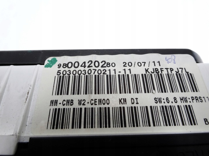 PEUGEOT 508 COMPTEUR EUROPE 9800420280
