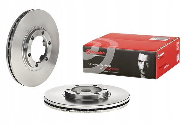 DISKU OPEL CAMPO FRONTERA A 2.0 2.2 2.3 2.5 D TD (257X22MM) BREMBO nuotrauka 1