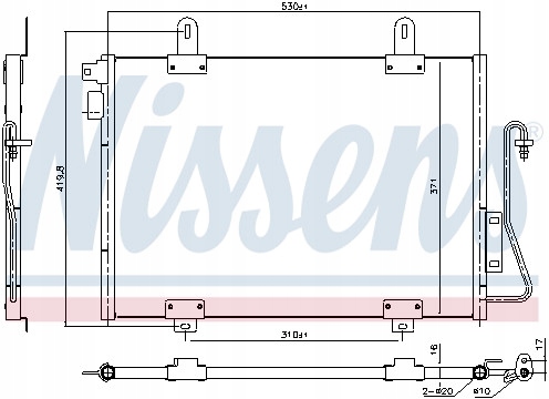 CONDENSADOR NISSENS 94726 