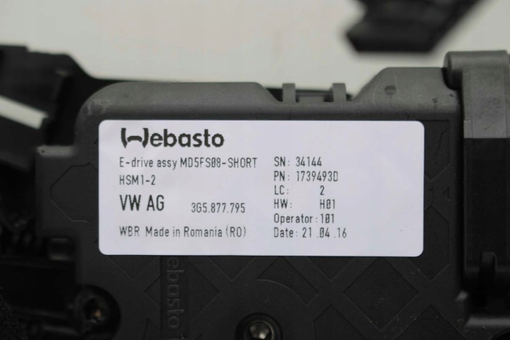 AUDI A4 BERLINE TOIT OUVRANT 8W5877041A 8W5 877 041 A 8W B9 8W5877041 8W5877071